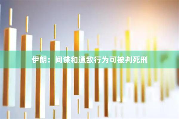 伊朗：间谍和通敌行为可被判死刑